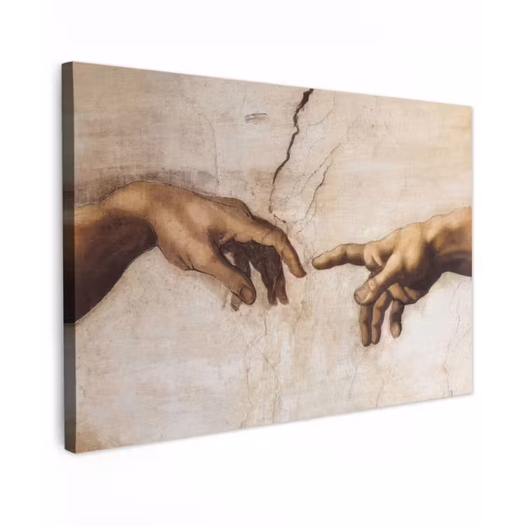 Canvas Print - Adam - Michelangelo - Painting - Creation of Adam — 1