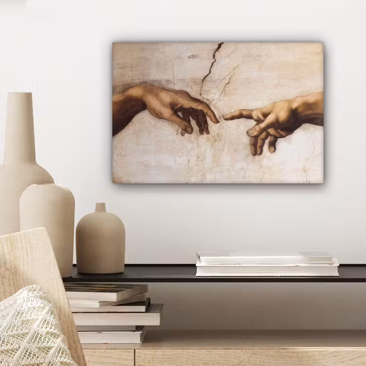 Canvas Print - Adam - Michelangelo - Painting - Creation of Adam — 5