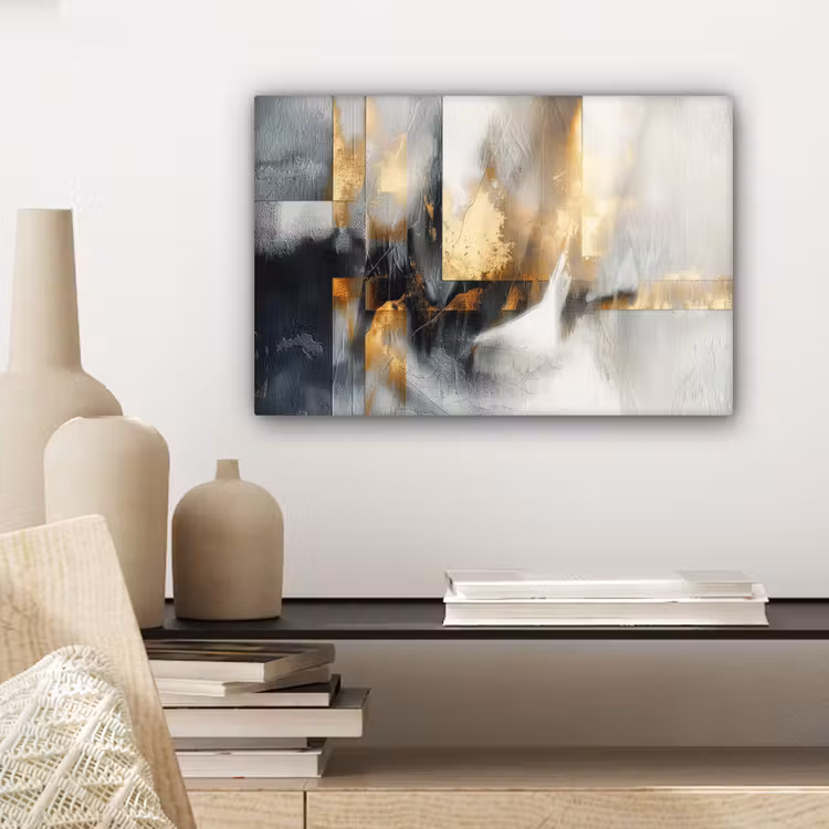 Canvas Print - Art - Gold - Silver - Abstract — 5