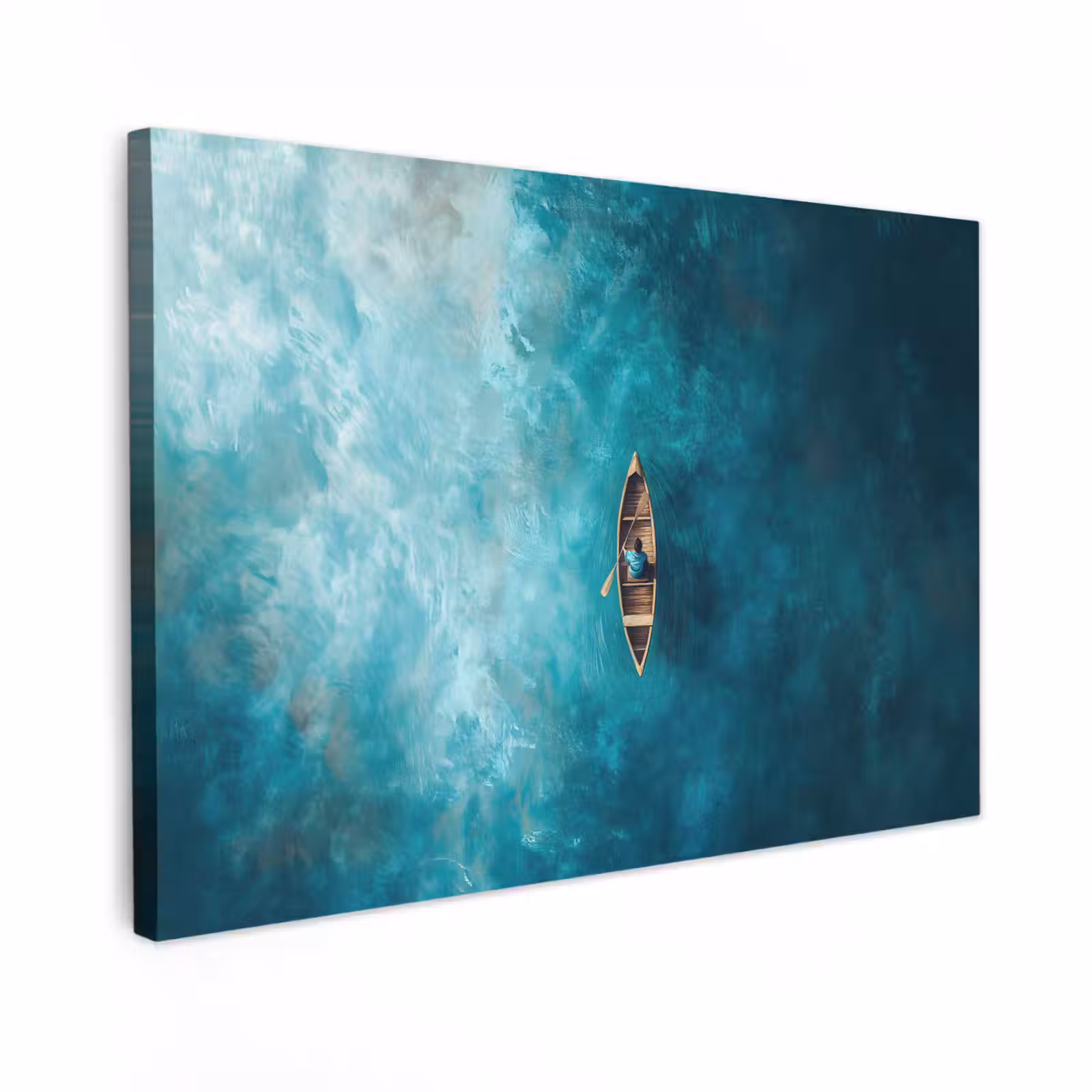 Canvas Print - Boat - Water - Blue — 1