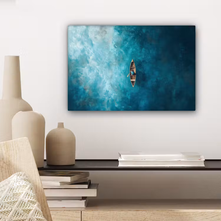 Canvas Print - Boat - Water - Blue — 5