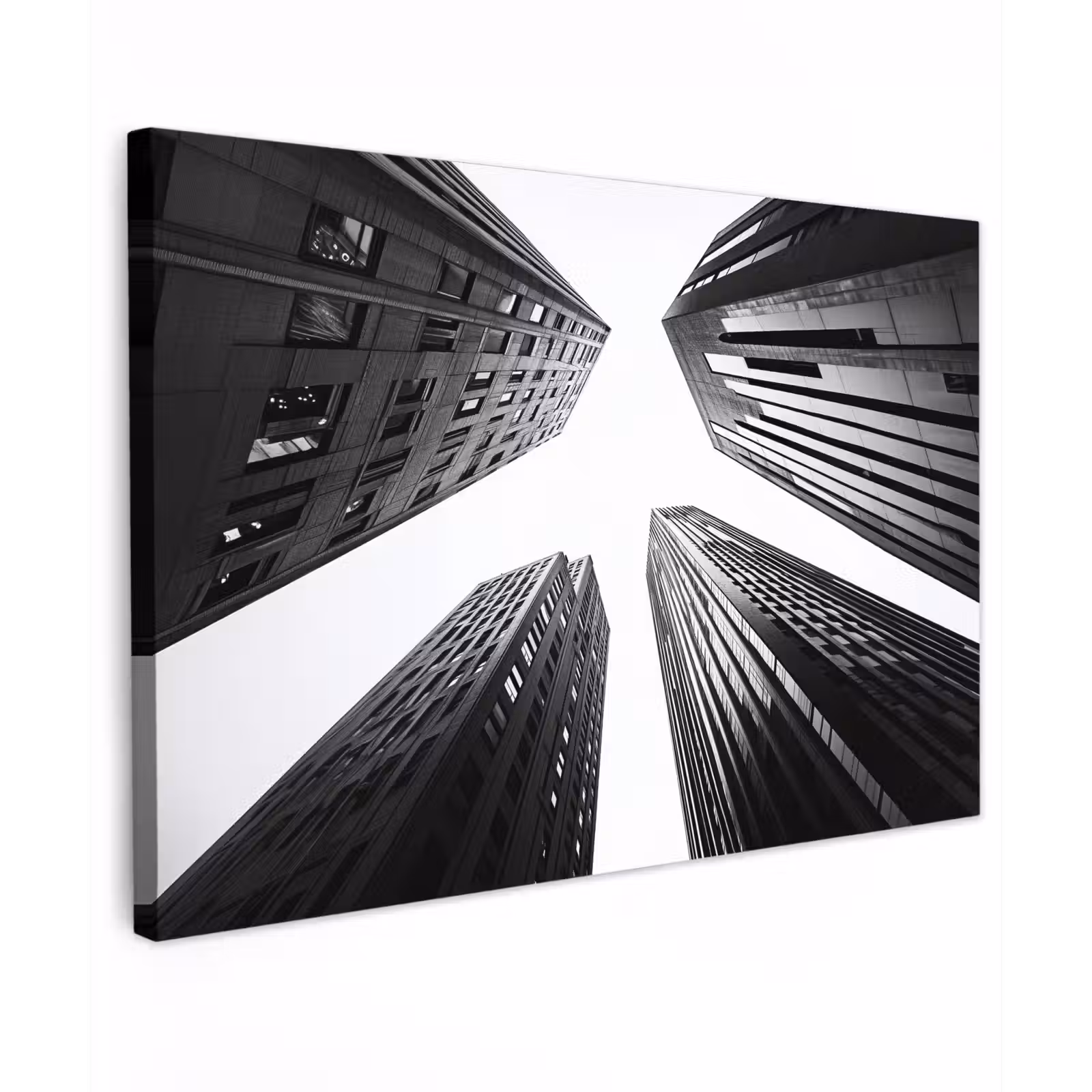 Canvas Print - Buildings - Air - Black — 1