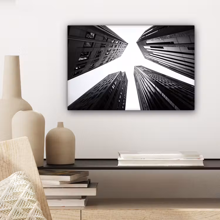 Canvas Print - Buildings - Air - Black — 5