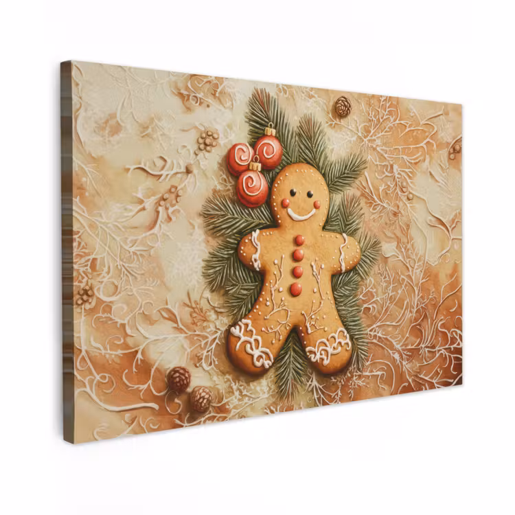 Canvas Print - Christmas - Cookie - Doll - Speculoos — 1