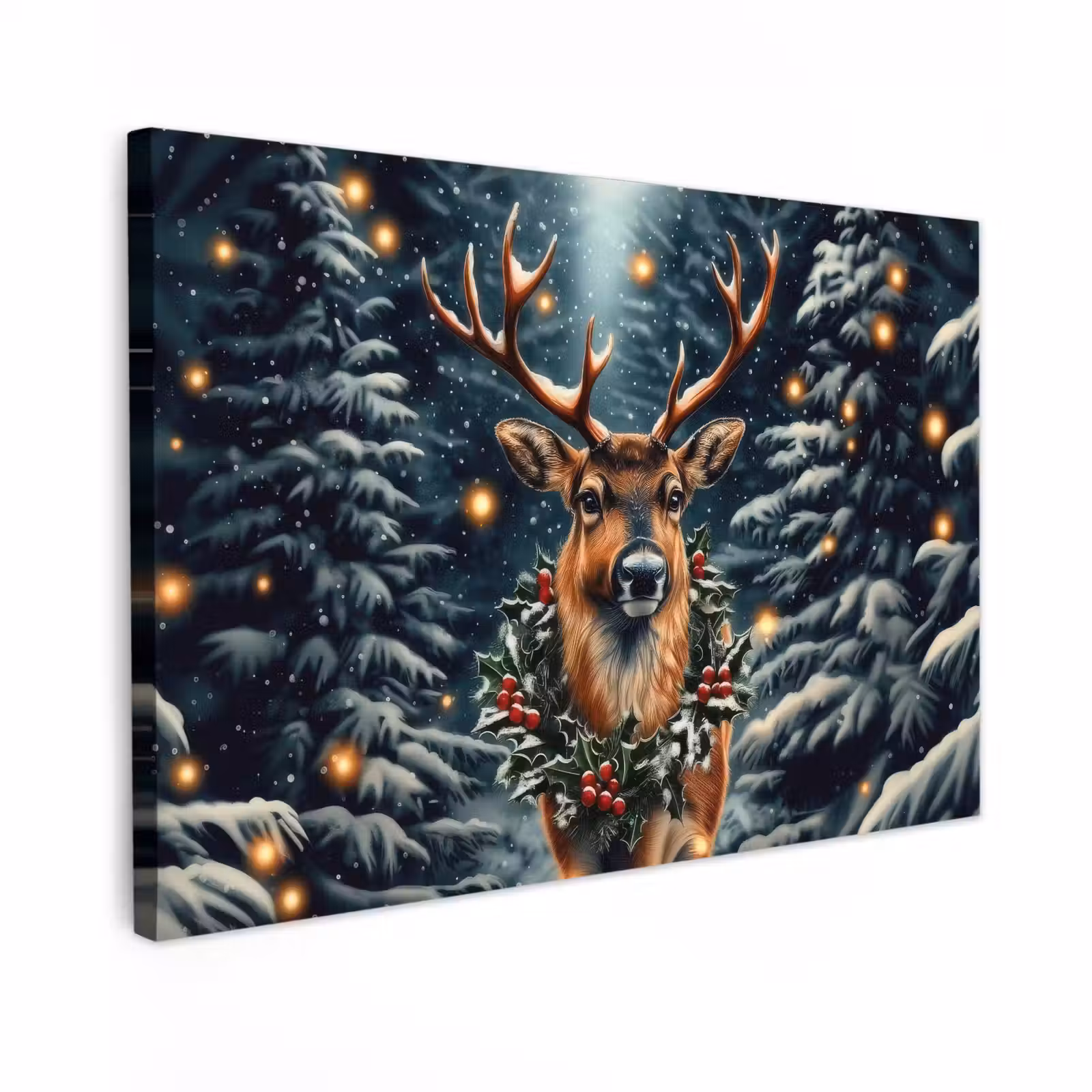 Canvas Print - Christmas - Magic - Forest - Colorful — 1