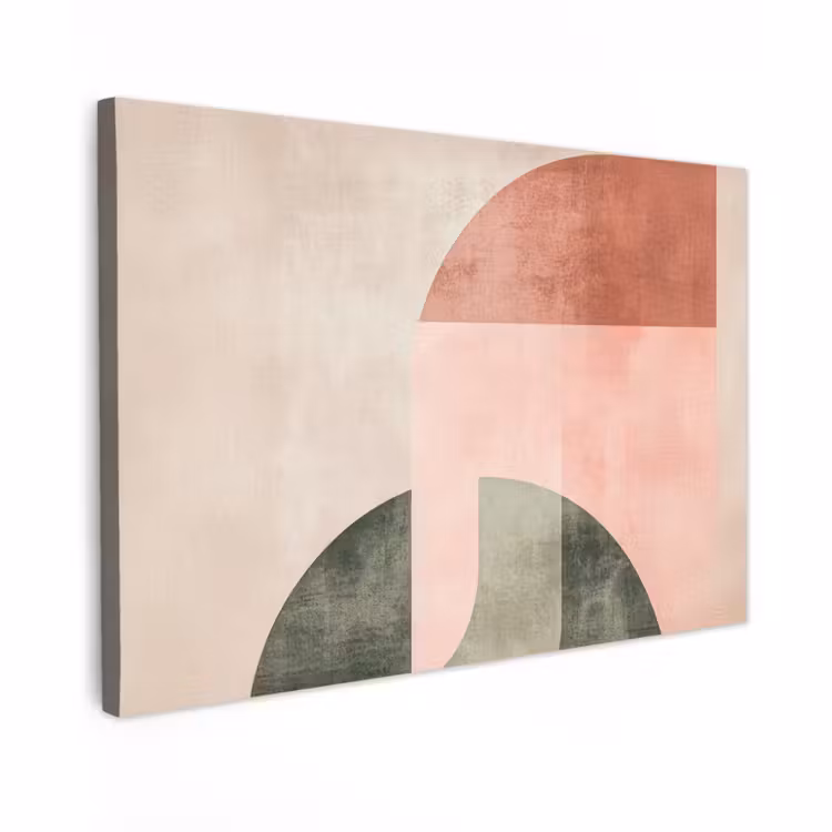 Canvas Print - Circle - Abstract - Pink — 1