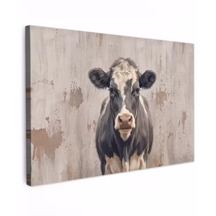 Canvas Print - Cow - Portrait - Animals - Modern — 1