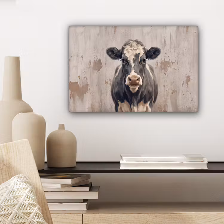 Canvas Print - Cow - Portrait - Animals - Modern — 5