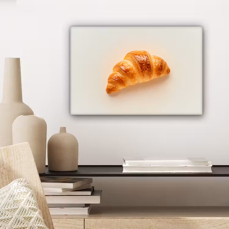 Canvas Print - Croissant - Bread - Beige — 5