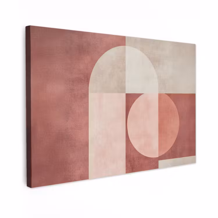 Canvas Print - Figures - Abstract - Pink — 1
