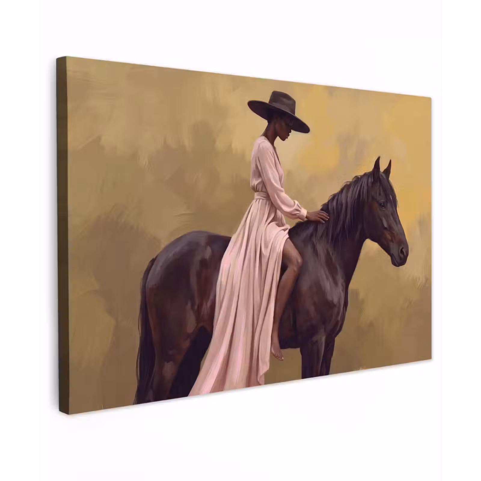 Canvas Print - Horse - Classic - Ochre — 1