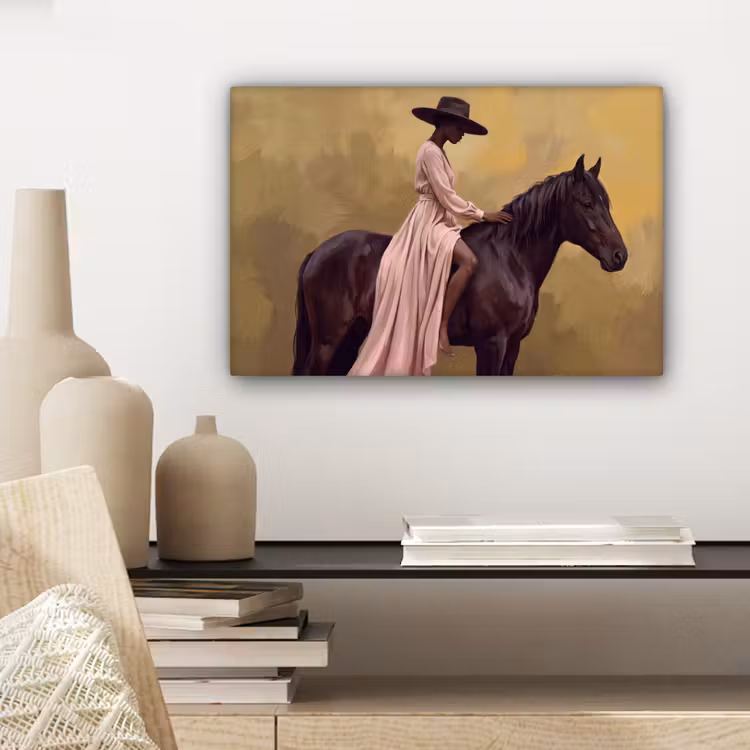 Canvas Print - Horse - Classic - Ochre — 5