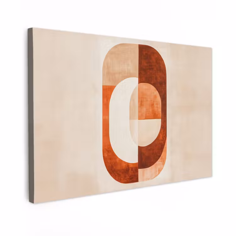 Canvas Print - Illustration - Abstract - Shapes - Red — 1