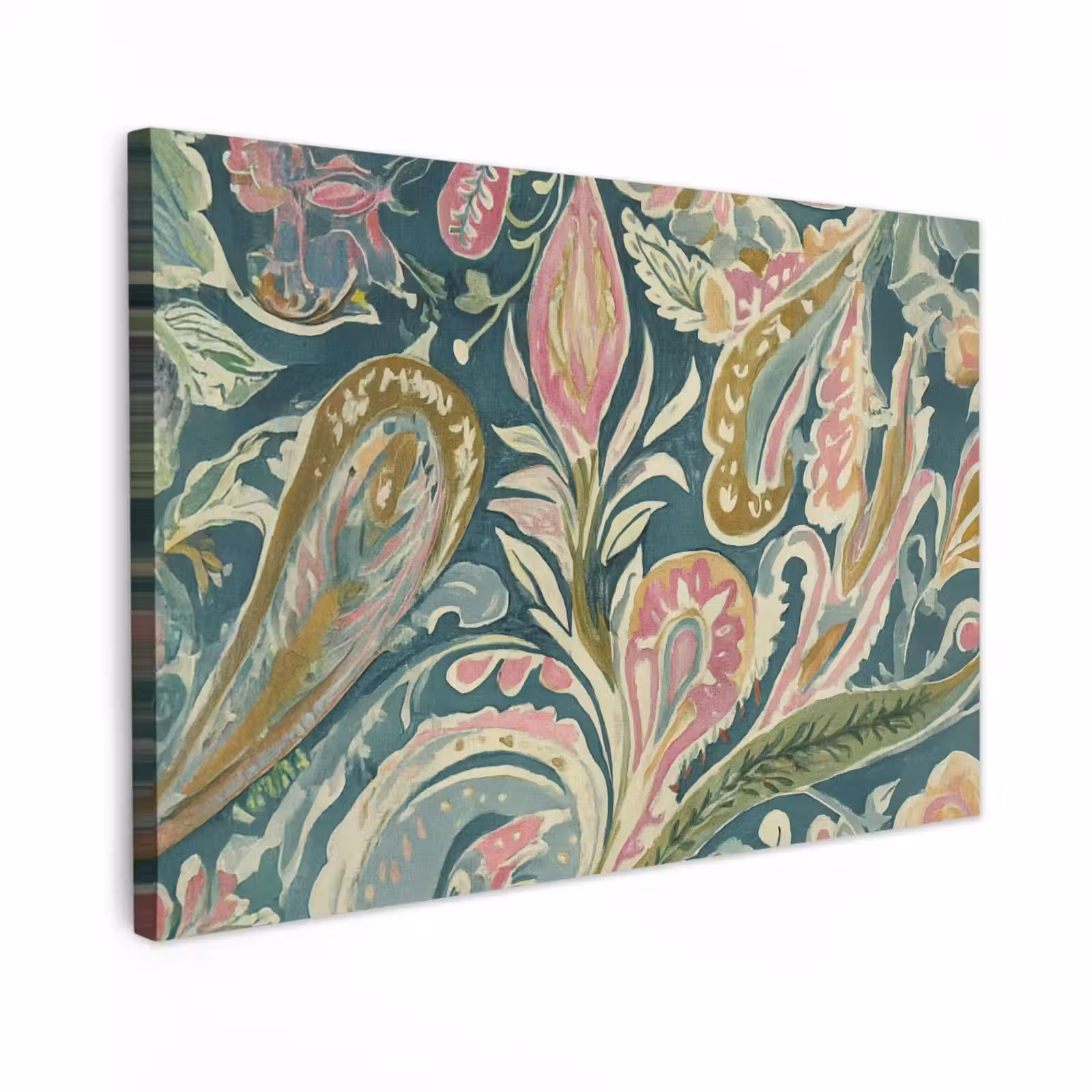 Canvas Print - Patterned - Colorful - Ornate - Green — 1