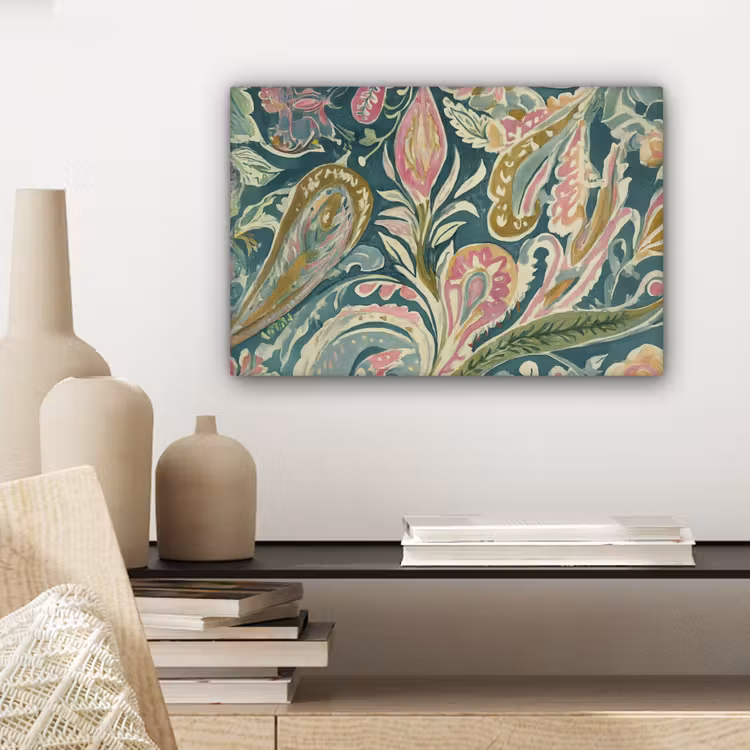 Canvas Print - Patterned - Colorful - Ornate - Green — 5