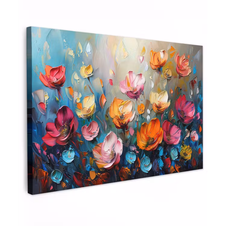Canvas Print - Poppies - Flowers - Art - Botanical — 1