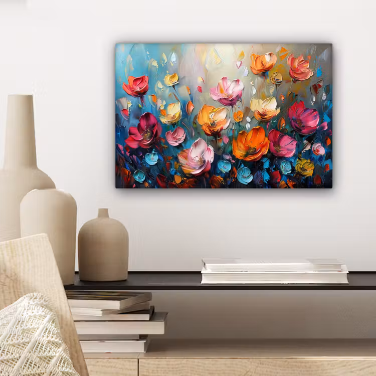 Canvas Print - Poppies - Flowers - Art - Botanical — 5