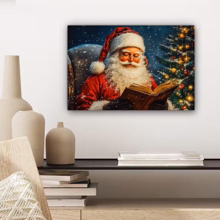 Canvas Print - Santa Claus - Christmas - Winter - Christmas tree — 5
