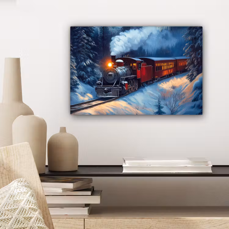 Canvas Print - Train - Christmas - Snow - Christmas Train — 5