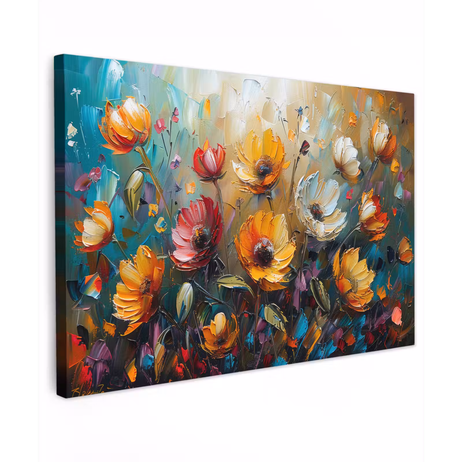 Canvas Print - Watercolor - Flowers - Art - Modern — 1