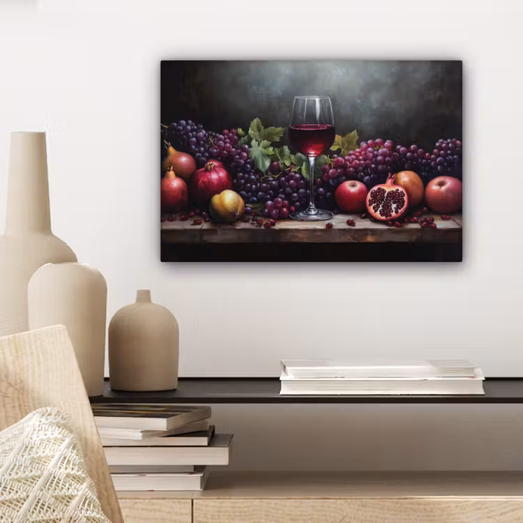 Canvas Print - Wine - Fruit - Still Life — 5