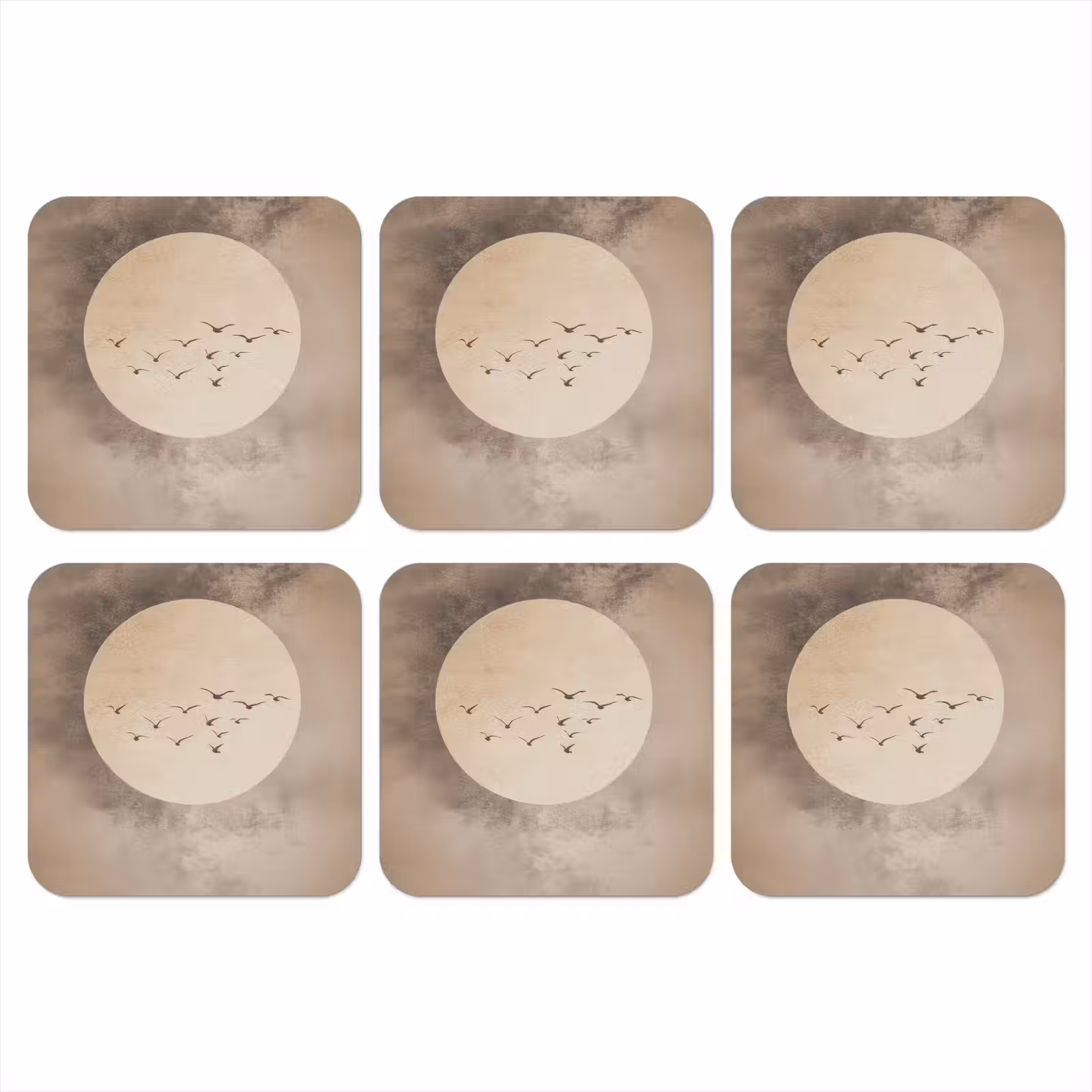 Coaster - Bird - Beige - Japandi — 1