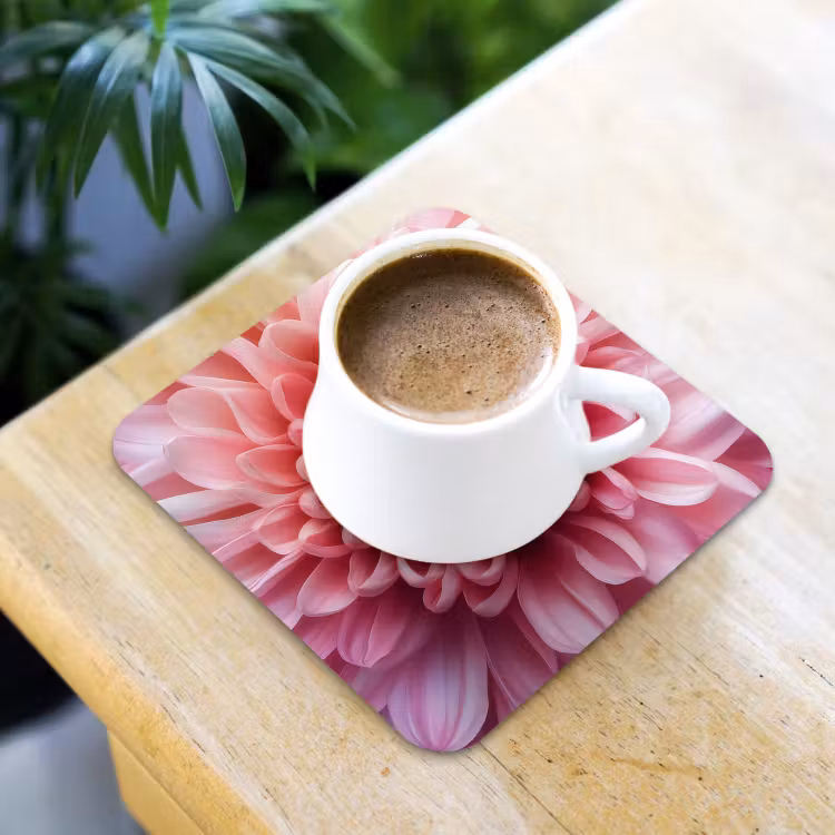 Coaster - Dahlia - Flower - Close up - Pink — 3