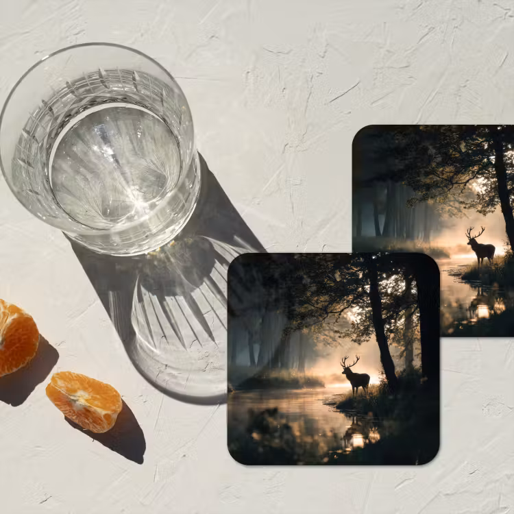 Coaster - Deer - Forest Brook - Mystical — 2