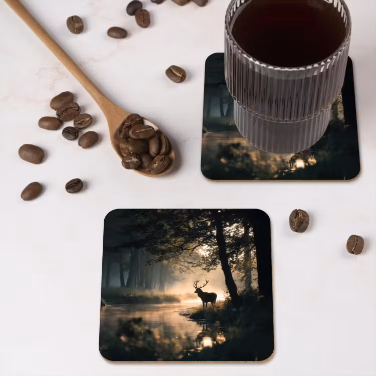 Coaster - Deer - Forest Brook - Mystical — 4