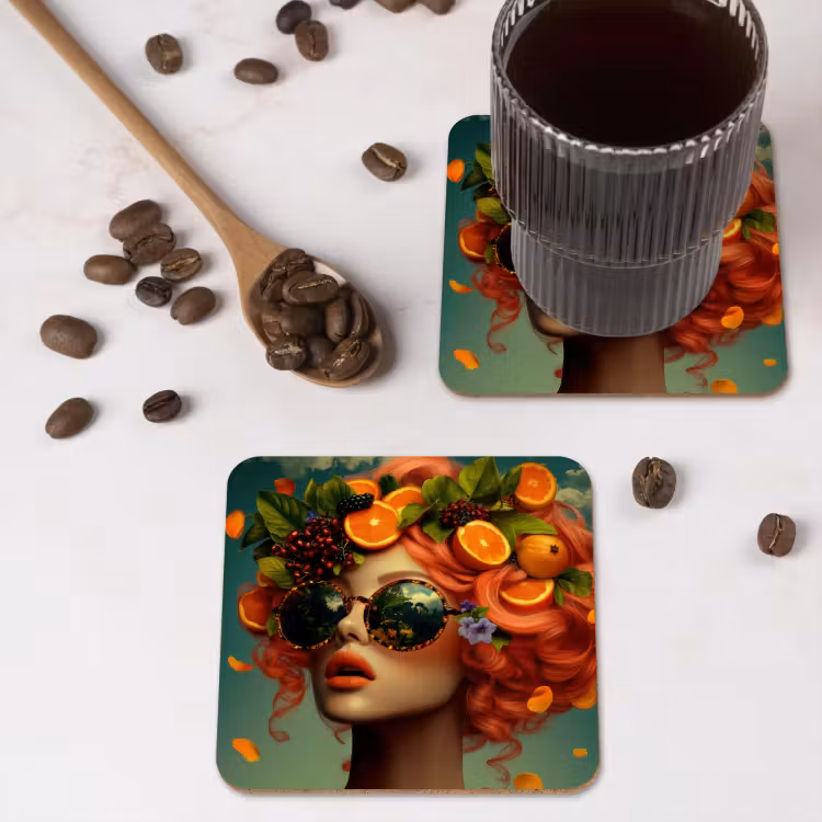 Coaster - Female - Orange - Berry - Orange — 4