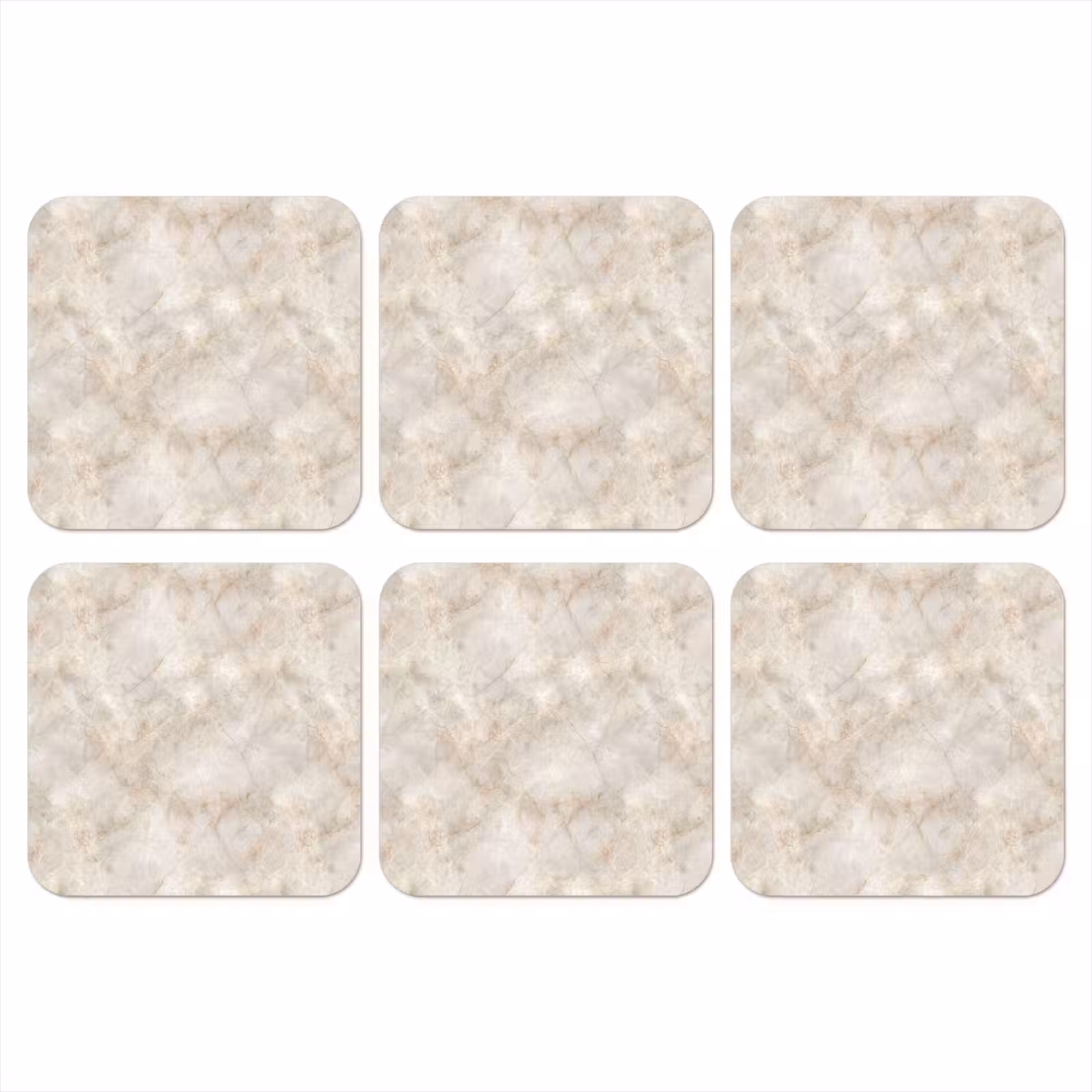 Coaster - Light Beige - Golden Brown Grains - Marble — 1