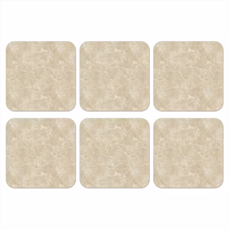 Coaster - Light beige - Marble - Diffusion veining — 1