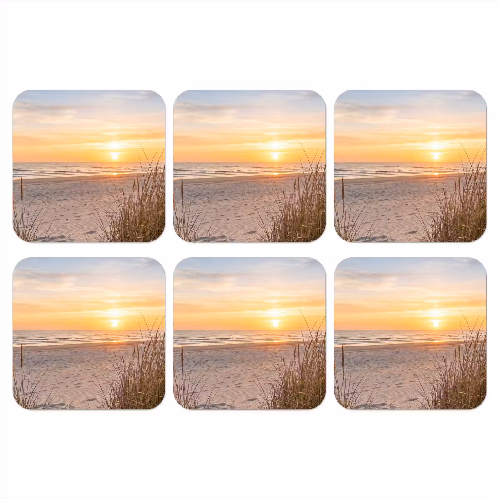Coaster - Sunset - Dunes - Sea — 1