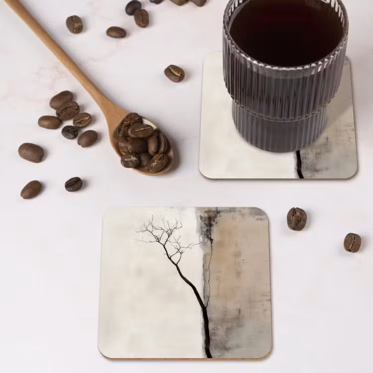 Coaster - Wabi sabi - Plant - Beige — 4