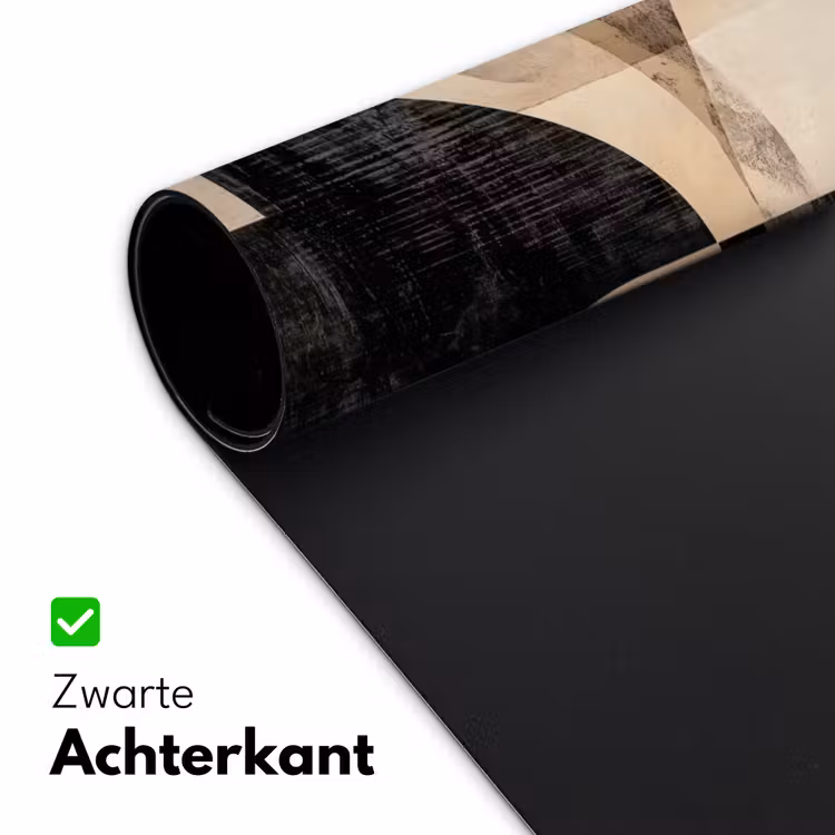 Desk Mat - Abstract - Shapes - Modern - Beige — 4