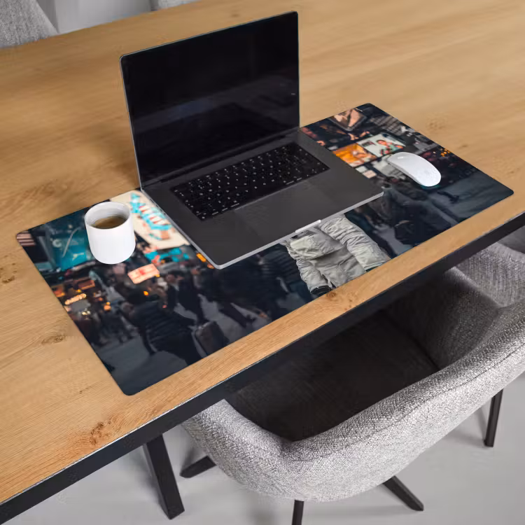 Desk Mat - City - People - Astronaut - White — 2