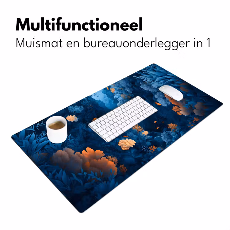 Desk Mat - Coral reef - Fish - Ocean - Blue — 6