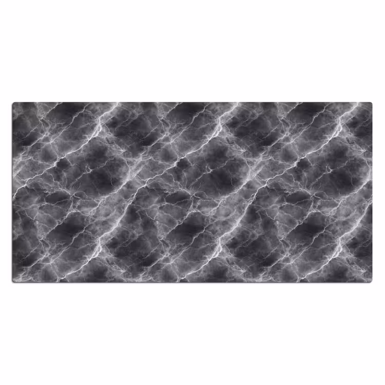 Desk Mat - Dark gray - Lightning - Marble — 2