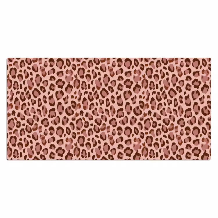 Desk Mat - Leopard - Pattern - Pink — 2