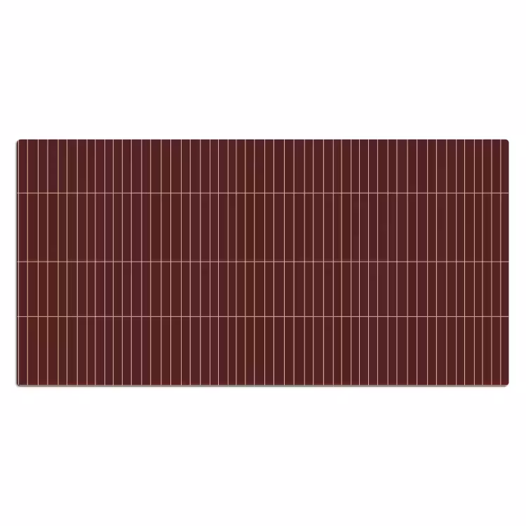 Desk Mat - Lines - Pattern - Bordeaux — 2