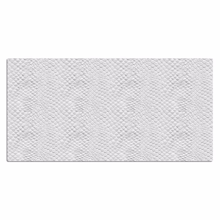 Desk Mat - Snake - Pattern - White — 2