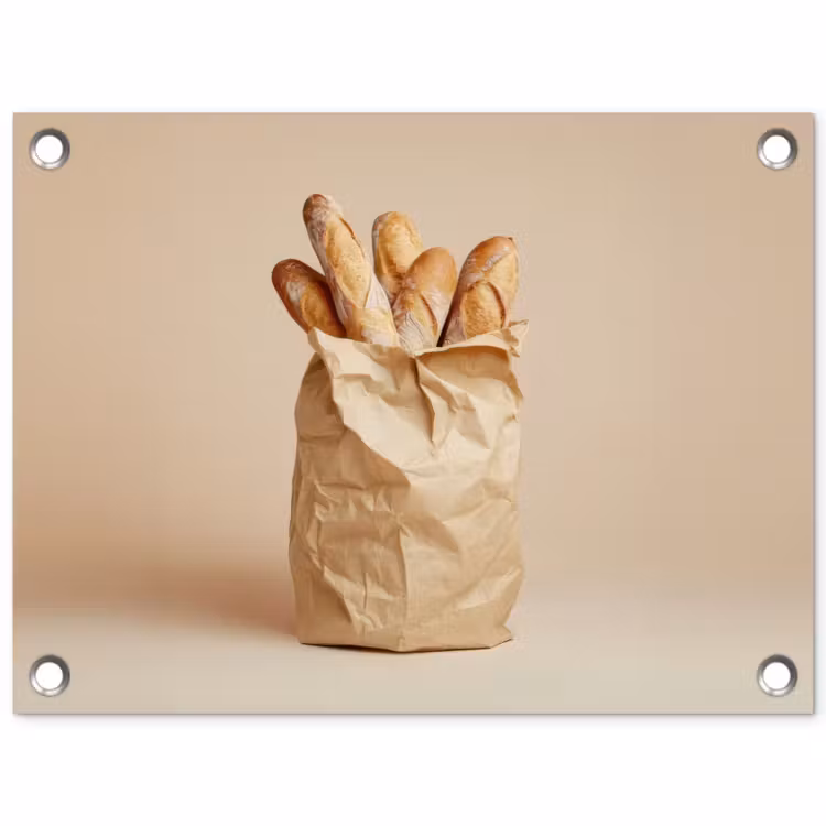 Garden Poster - Baguette - Bread - Baguette - Beige — 1