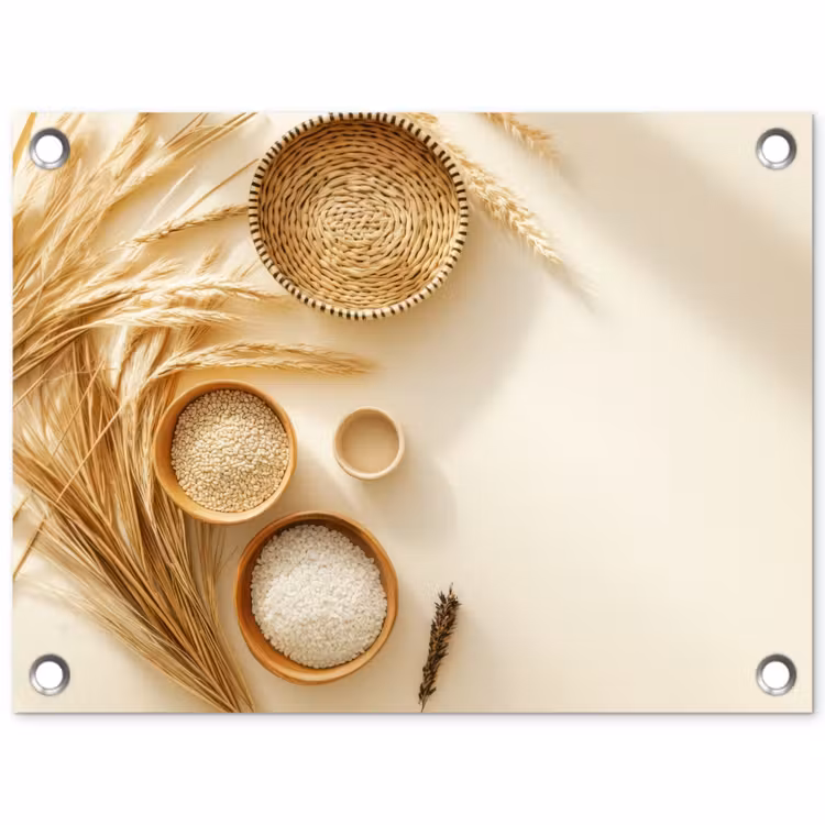 Garden Poster - Cereal - Wood - Bowl - Beige — 1