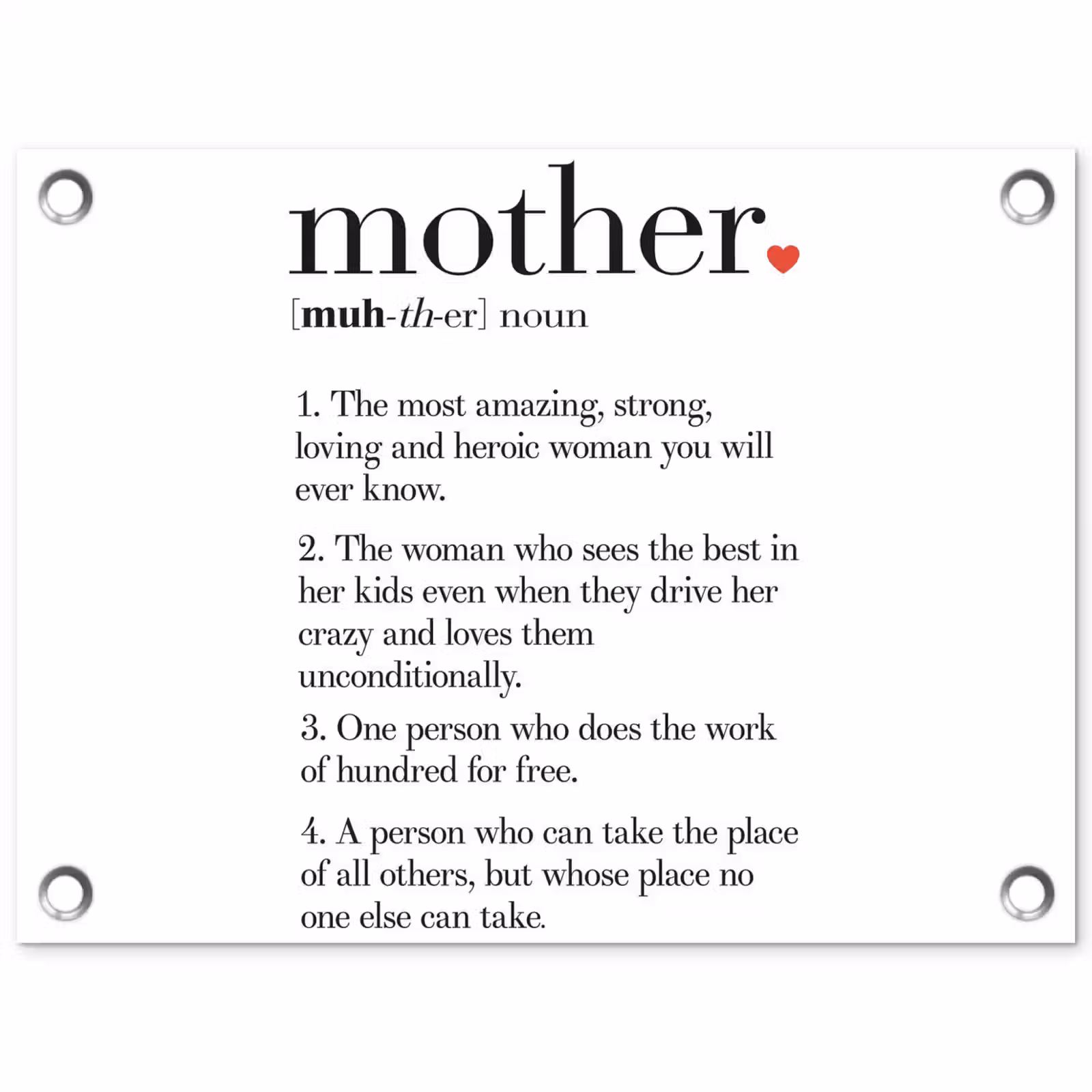 Garden Poster - Mother definition - Quotes - Mother - Proverbs — 1