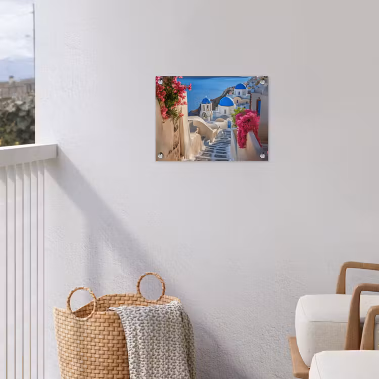 Garden Poster - Santorini - Flowers - Greece — 3