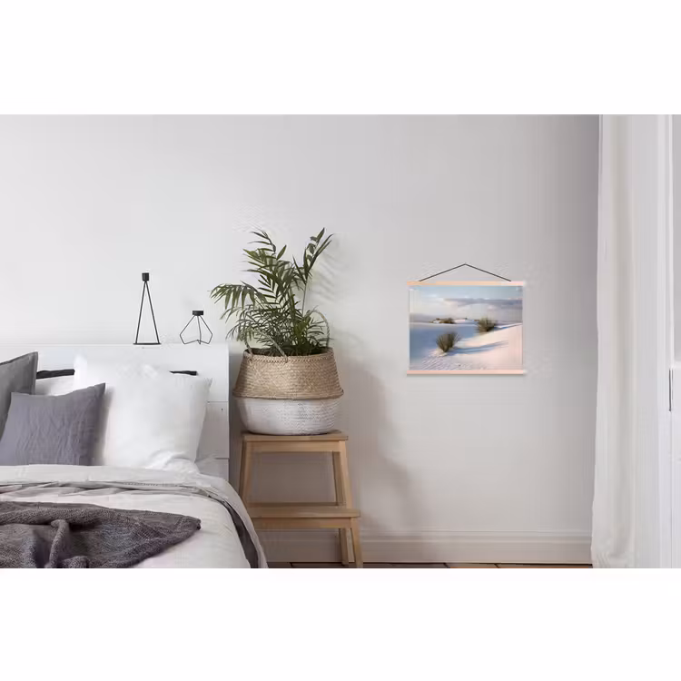 Hanging Poster - Dunes - Grass - Clouds - Beige — 2