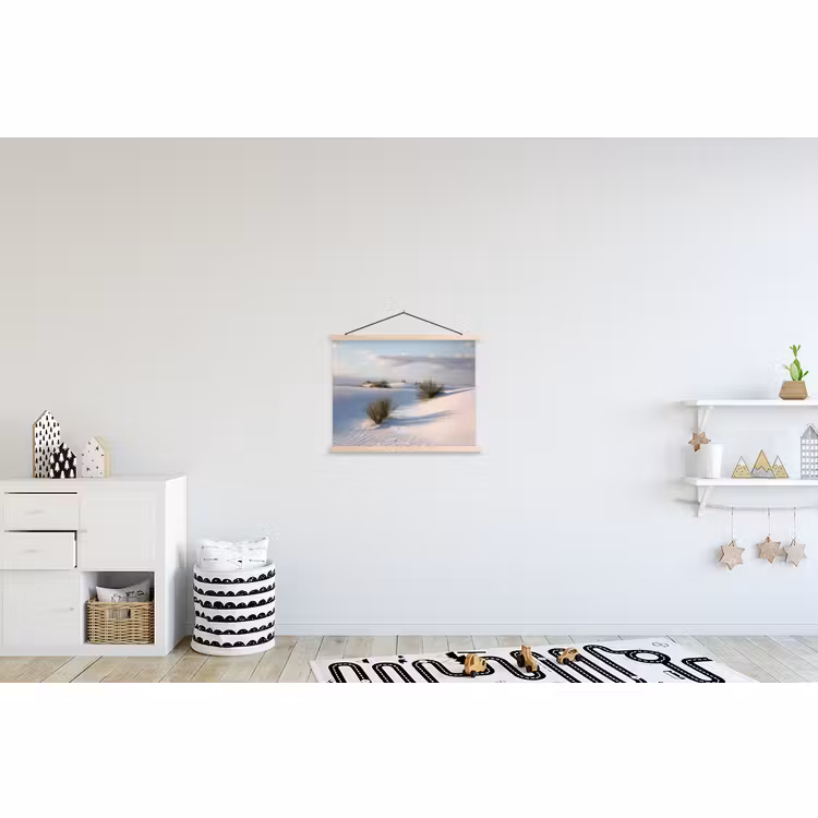Hanging Poster - Dunes - Grass - Clouds - Beige — 3