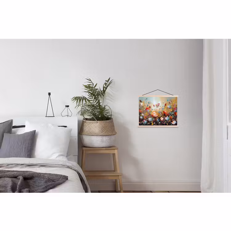 Hanging Poster - Flowers - Art - Nature - Oil painting — 2