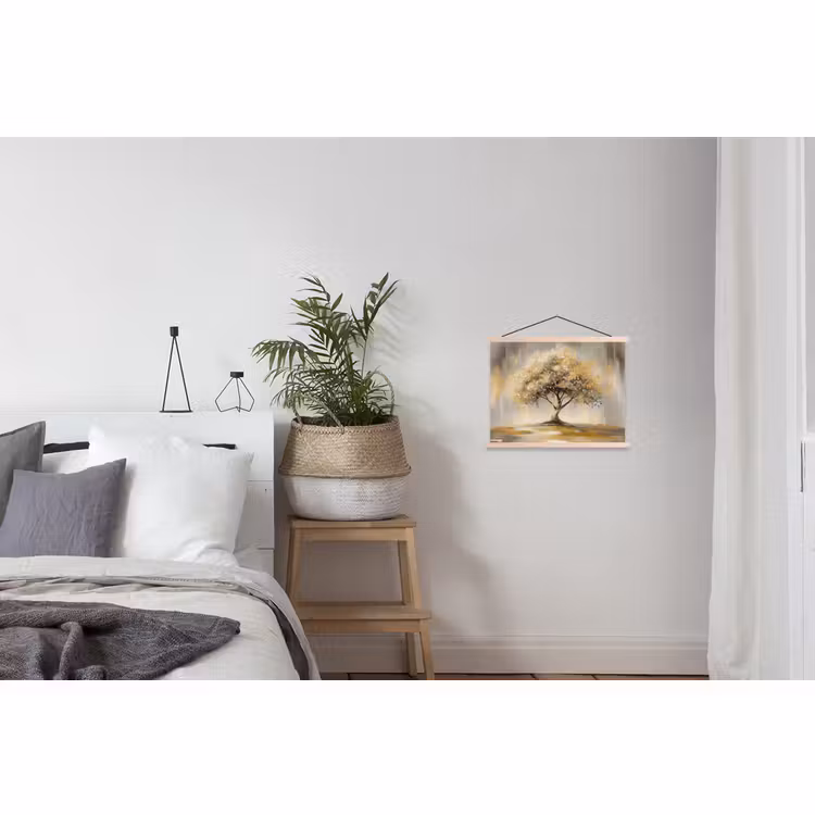 Hanging Poster - Painting - Tree - Abstract - Leaves — 2