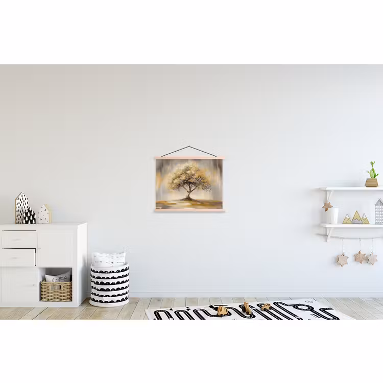 Hanging Poster - Painting - Tree - Abstract - Leaves — 3